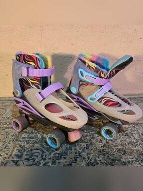 Roller Derby Sprinter Girl Youth Quad Roller and Inline Skates Missing Pad Piece
